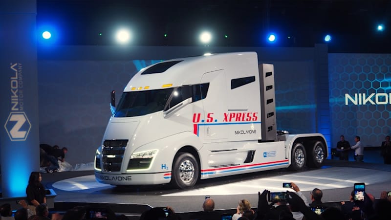 Nikola One hydrogen-powered semi is tall, different and zero-emission
